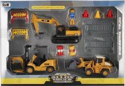 Maszyna budowlana metalowa, zestaw