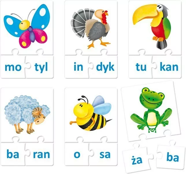 Układam i czytam. 2 gry edukacyjne - tantis.pl