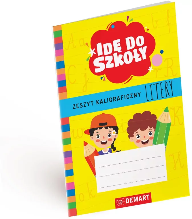 Idę do szkoły. Zeszyt kaligraficzny. Litery A5 - tantis.pl