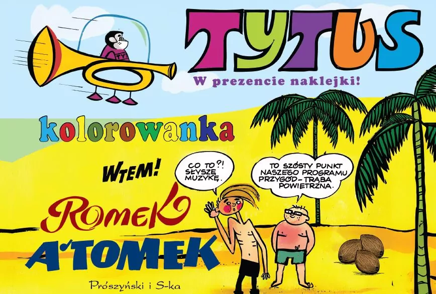 Tytus, Romek i A'Tomek. Kolorowanka 5 - tantis.pl