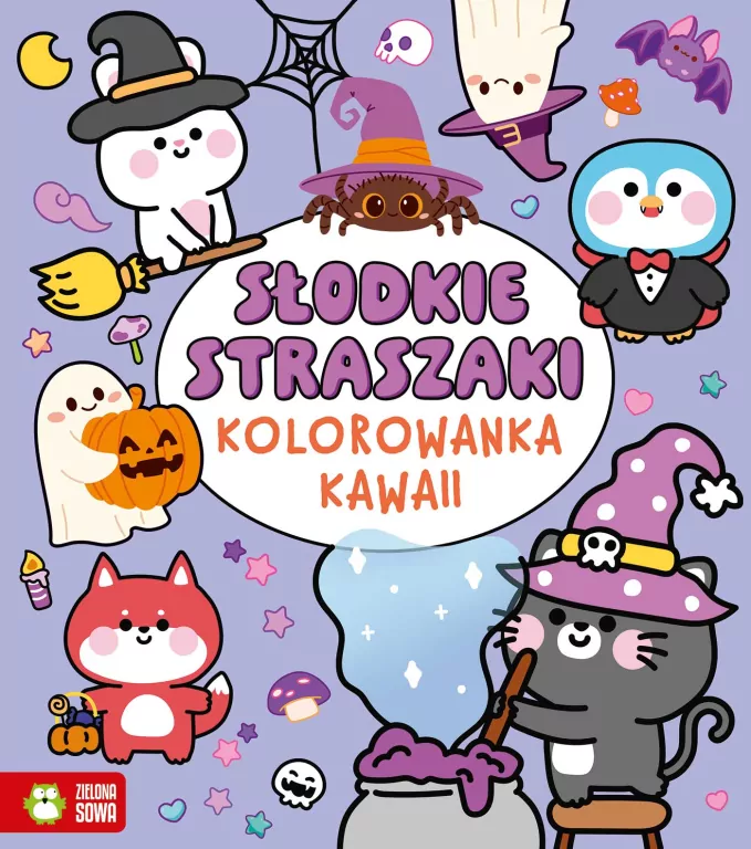 Kolorowanka Kawaii. Słodkie straszaki - tantis.pl