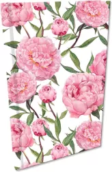 Notes A5 Soft Touch kratka 90g Peonie