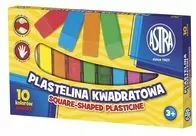 Plastelina kwadratowa 10 kolorów - tantis.pl