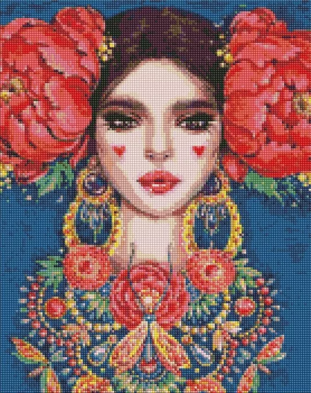 Diamentowa mozaika - Magiczne piękno 40x50cm - tantis.pl