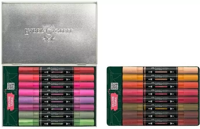 Markery akrylowe Multimark 16 kol FABER CASTELL - tantis.pl