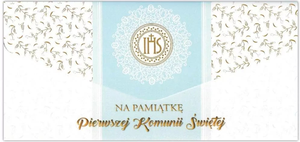 Karnet-koperta DL Pamiątka I Komunii - tantis.pl
