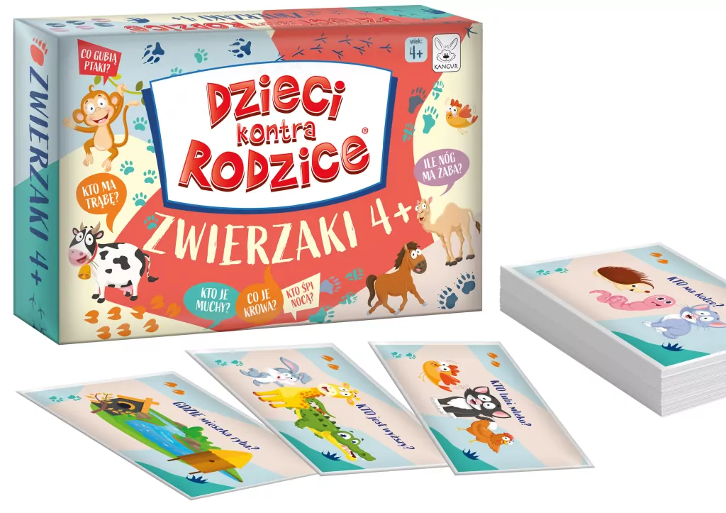Dzieci kontra Rodzice. Zwierzaki 4+ - tantis.pl