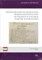 Inventoria Rerum Musicalium Domum Societatis.. - tantis.pl