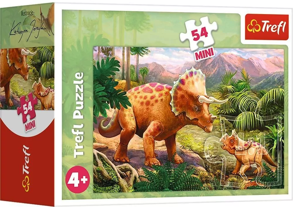 Puzzle 54 mini Niesamowite dinozaury 2 TREFL - tantis.pl
