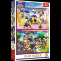 Puzzle 2x24 Psi dzień zabaw TREFL - tantis.pl