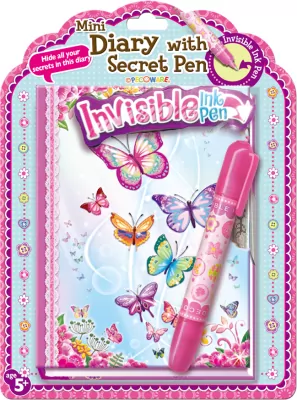 Pamiętnik z niewidzialnym długopisem Motylki