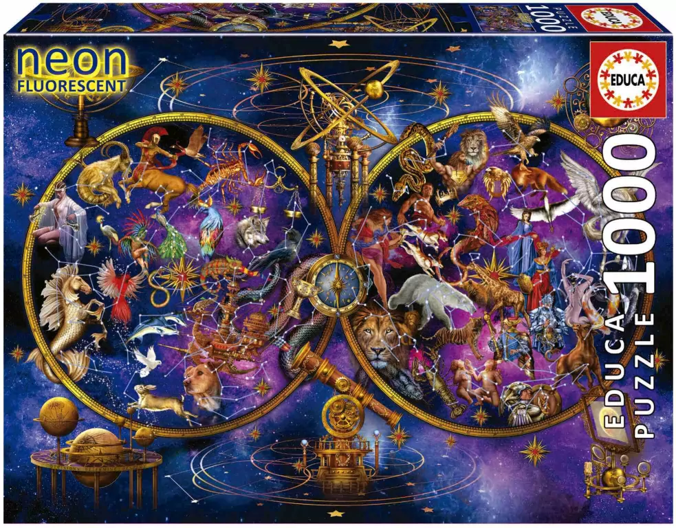 Puzzle 1000. Konstelacje (fluorescencyjne) - tantis.pl