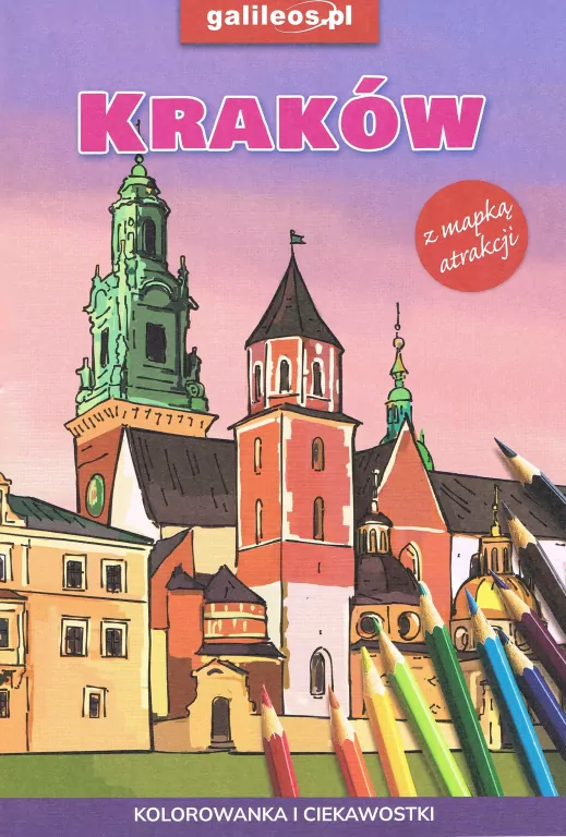 Kraków - kolorowanka - tantis.pl