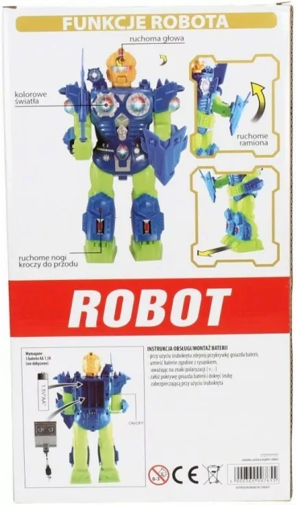 Robot na baterie w pudełku - tantis.pl