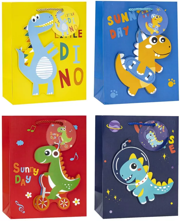 Torebka ozdobna pop-up 26x32x10cm mix ROZETTE. 1 sztuka - tantis.pl