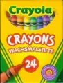 Crayola. Kredki świecowe zmywalne, 24 sztuki - tantis.pl