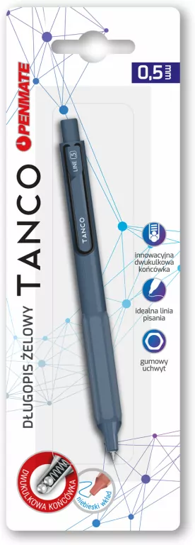 Długopis PENMATE żelowy Tanco na blistrze - tantis.pl