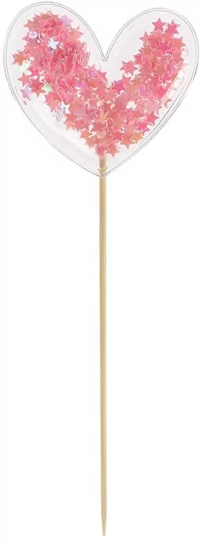 Serce z konfetti na piku - tantis.pl