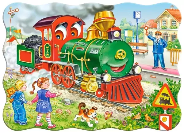 Puzzle 30. Zielony pociąg - tantis.pl