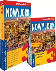 Nowy Jork 3w1: przewodnik + atlas + mapa