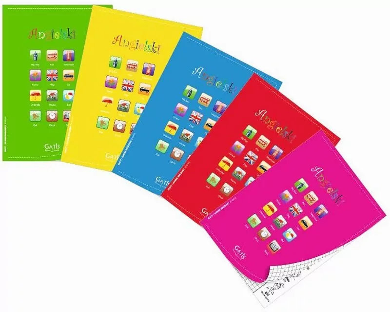 Zeszyt-słownik obrazkowy. J. angielski A5/32 kratka. 1 sztuka - tantis.pl