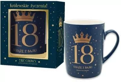Kubek The Crown-18M granatowy - tantis.pl