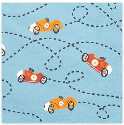 Serwetki Autka 33x33cm mix