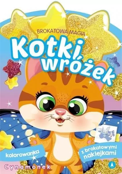 Brokatowa magia. Kotki wróżek. Cynamonek - tantis.pl