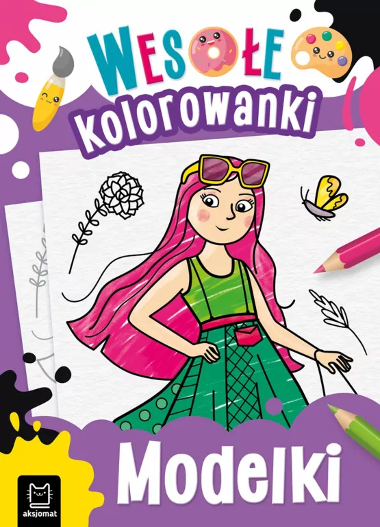 Modelki. Wesołe kolorowanki 4+ - tantis.pl