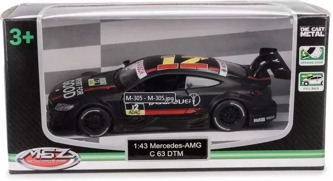 Mercedes-AMG C 63 DTM/67351A/black. MSZ 1:43 - tantis.pl