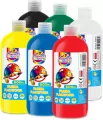 Farby plakatowe w butelkach 500ml. 6 kolorów - tantis.pl