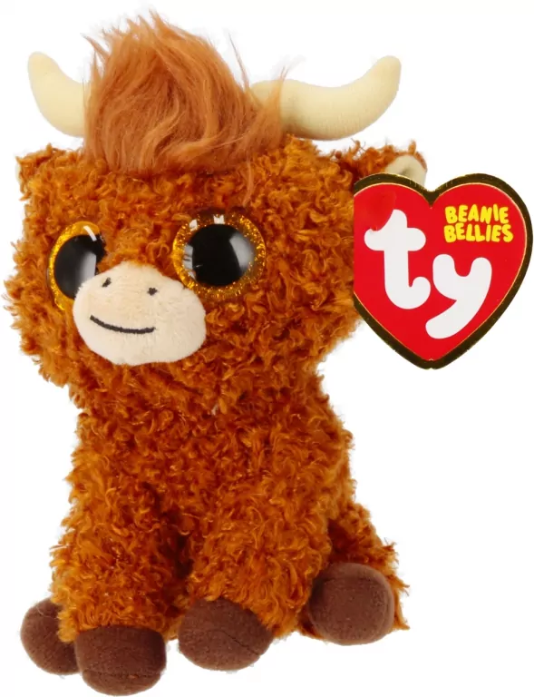 Boos Alfie - brązowa krowa wysokogórska 15cm - tantis.pl