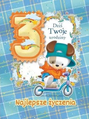 Kartka okolicznościowa: Urodziny 3