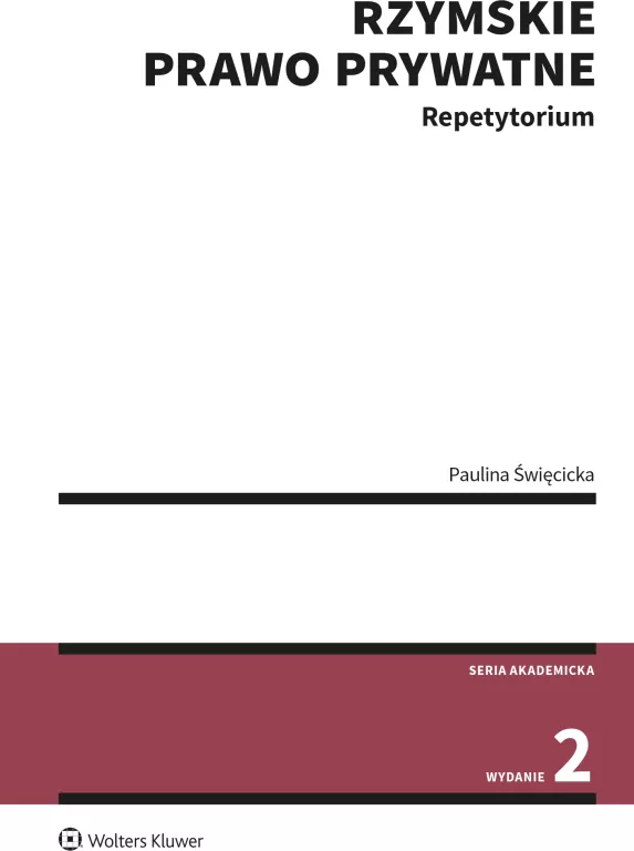 Rzymskie prawo prywatne. Repetytorium. Wydanie 2 - tantis.pl