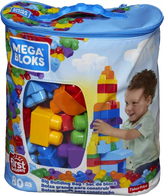 Klocki. Mega Bloks. 80 elementów - tantis.pl