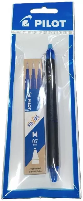 Zestaw wkład Frixion niebieski + długopis mix - tantis.pl