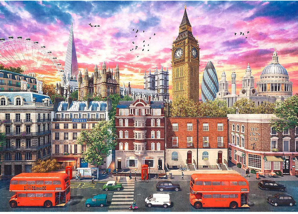 Puzzle 4000. Spacer po Londynie - tantis.pl