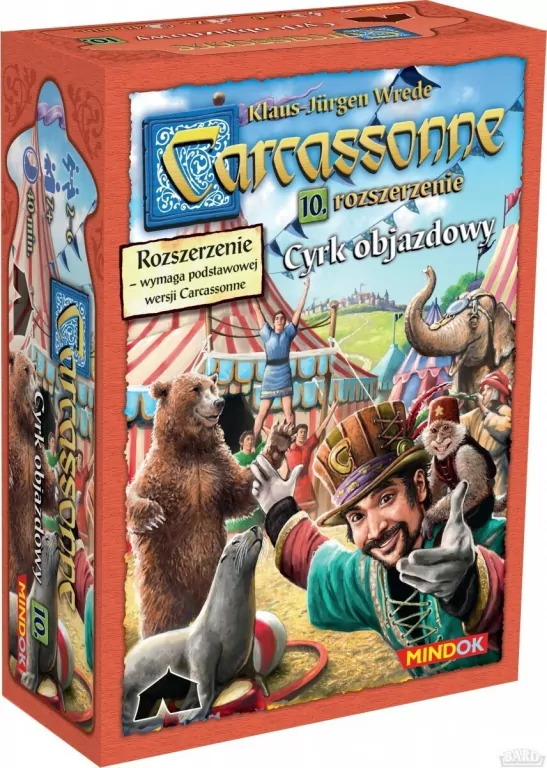 Cyrk objazdowy. Rozszerzenie 10. Carcassonne - tantis.pl