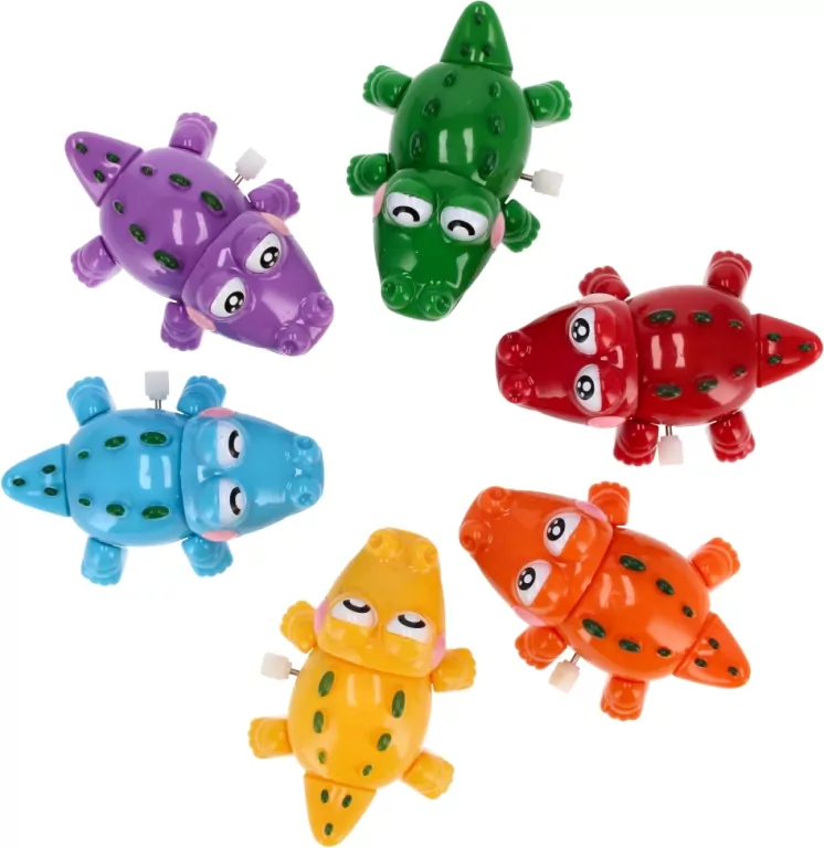 Krokodyl nakręcany 10cm, mix - tantis.pl