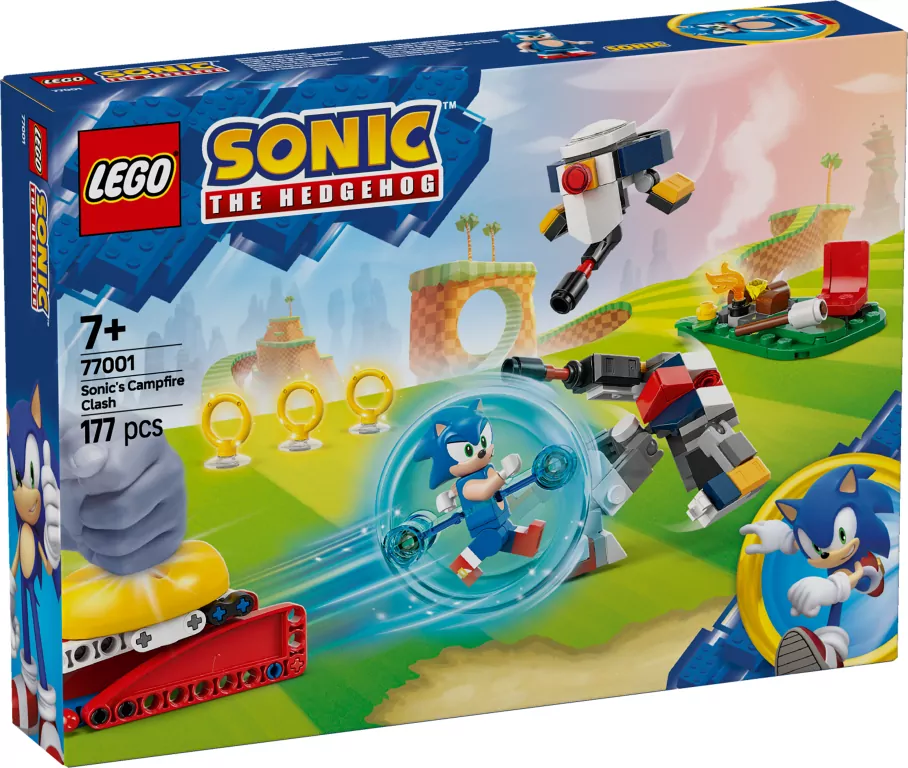LEGO® Sonic The Hedgehog. Sonic i biwakowa bitwa 77001 - tantis.pl