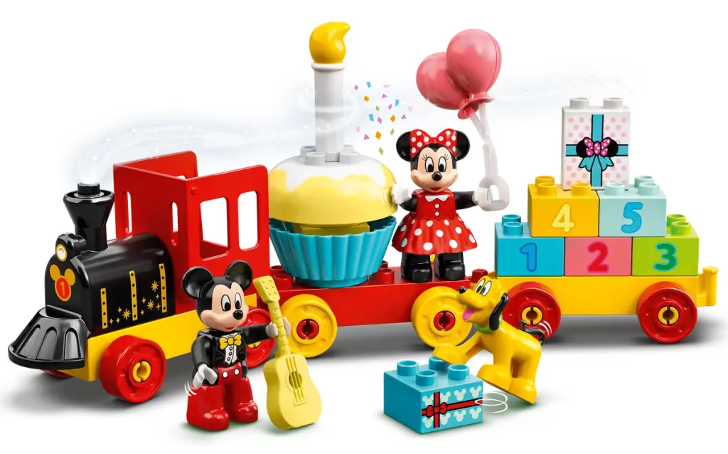 LEGO® DUPLO® l Disney. 10941 Urodzinowy pociąg myszek Miki i Minnie 10941 - tantis.pl