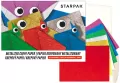 Papier krepowany metalizowany teczka c4 6 kolorów mix - tantis.pl