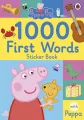 Peppa Pig. 1000 First Words. Sticker Book - tantis.pl