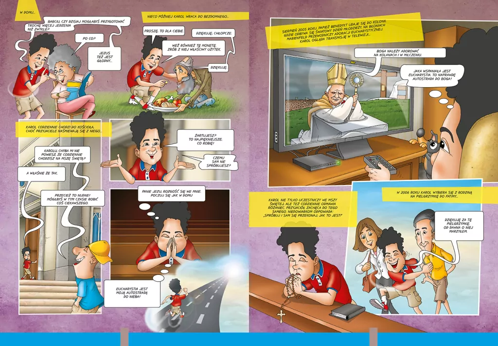 Historie świętych w komiksie - tantis.pl