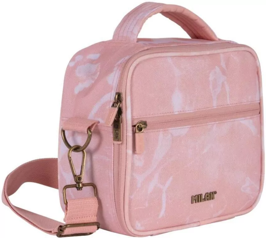 Torba termiczna 3,5l + 3 pojemnika Lava różowa - tantis.pl