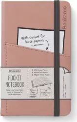Bookaroo. Notatnik Journal Pocket A6, pudrowy