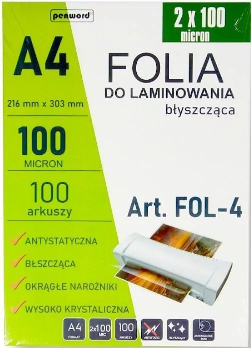 Folia do laminowania A4 - tantis.pl