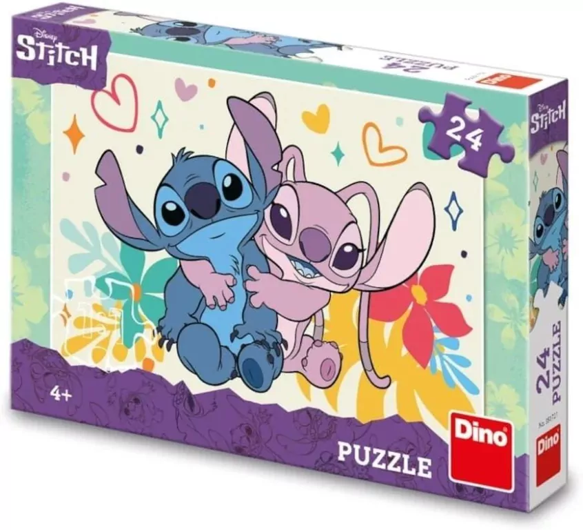 Puzzle 24 Stitch i Angel - tantis.pl