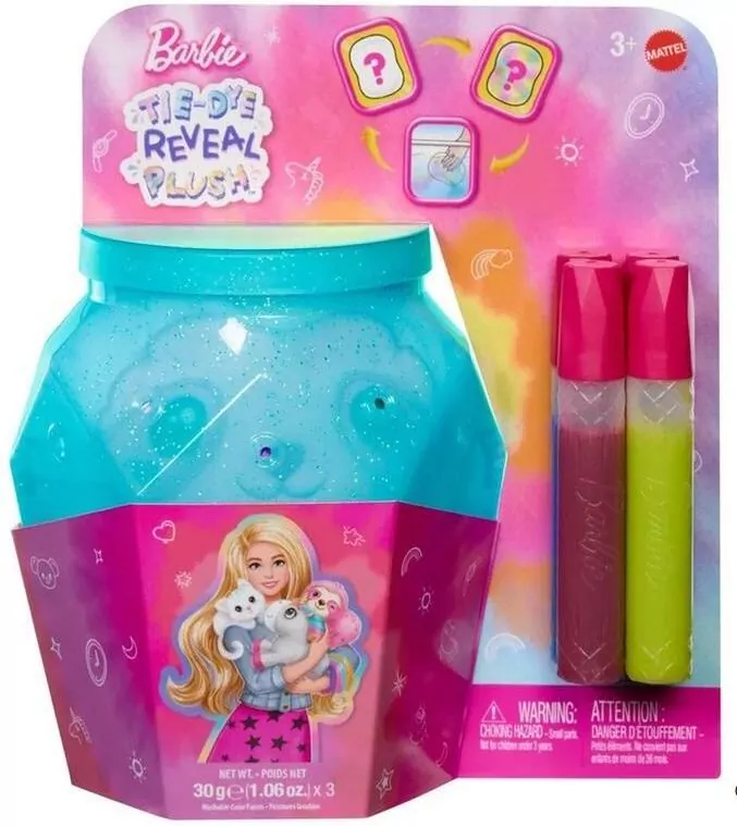 Barbie Tie-Dye. Pluszak do malowania Leniwiec - tantis.pl