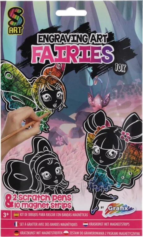 Magnesy do zdrapywania Wróżka - tantis.pl